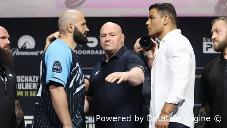 UFC 327: Прохазка - Ульберг прямая трансляция от 12 апреля 2026