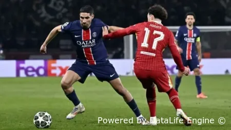 ПСЖ - Ливерпуль прямая трансляция от 8 апреля 2026 смотреть онлайн